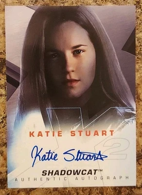 X-Men 2 X-Men United Topps 2003 Autograph Card Katie Stuart As Shadowcat - Image 1 of 2