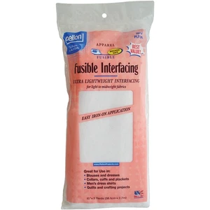 6 Pack - Pellon Fusible Ultra Lightweight Interfacing-White 15"X3yd - PLF36 - Bild 1 von 1