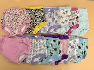 12 pares de calzoncillos de entrenamiento absorbentes reutilizables para ir al baño para niñas talla 2T-3T - Imagen 1 de 4
