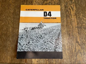 Caterpillar D4 Tractor Brochure Spec Sheet Vintage 1950's 16 Pages - Picture 1 of 5