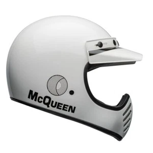 Bell Moto-3 Helmet (Steve Mcqueen Gloss White/Black) - Bild 1 von 11
