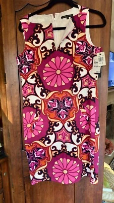 GORGEOUS PATTERNED NEVER WORN DRESS - Image 1 of 3