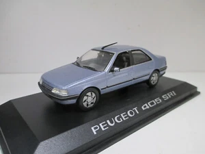 PEUGEOT 405 SRI Berline Bleu Blue Blau par NOREV 474502 au 1/43 - Imagen 1 de 10