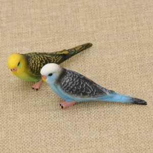 Artificial Parrot Bird Perched Yard Garden Office Home Ornament Fake Parrot Bird - Picture 1 of 7