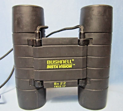Bushnell Insta Vision BINOCULARS     8 x 22 Field 7.1   Hunt Sport RV Football - Image 1 of 2