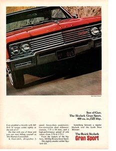 1965 BUICK SKYLARK GRAN SPORT 400/325-HP ~ ORIGINAL PRINT AD - Picture 1 of 1