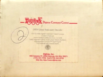 DIGITRAX DS54 QUAD STATIONERY DECODER - Image 1 of 2