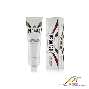Crema de Afeitar Proraso Blanca En Tubo, para Piel Sensible 150 ML + SEGUIMIENTO GRATUITO - Imagen 1 de 1