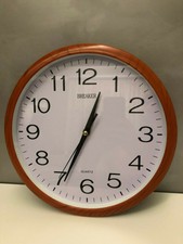 OROLOGIO DA PARETE TONDO LEGNO ANTICO CASA CUCINA CAMERA LETTO SALOTTO QUARZO
