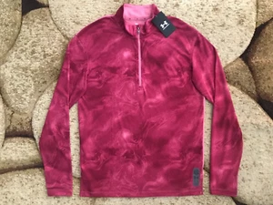 Under Armour Laufen Reißverschluss Pullover Shirt Herren Größe Small burgunderrot pink neu mit Etikett $ 65,00 - Bild 1 von 6