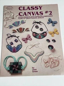 Hot Off The Press Classy Canvas 2 Fashion Jewelry Plastic Canvas Pattern - Picture 1 of 5