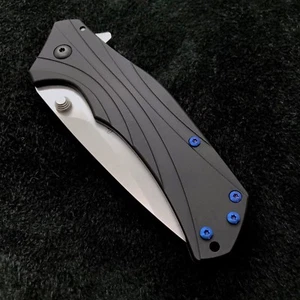 Blue Titanium Screw set ( No Knife ) for Kershaw Knockout Folder 1870 - Picture 1 of 5