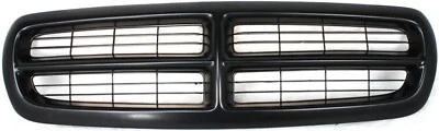 For 97-04 Dodge Dakota/Durango Black Horizontal Front Bumper Grill Grille New - Image 1 of 4