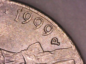 1999 P Jefferson Nickel Double Die - Picture 1 of 17
