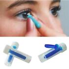 Suction Contact Lens Inserter Remover Stick Soft Silicone Portable Eye Care Blue