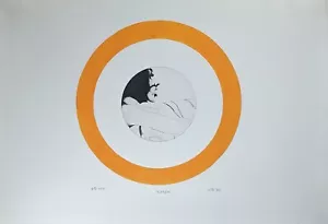 Carl Bianga, Spiegel, Radierung, signiert, num., 1970 - Bild 1 von 7
