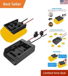 Power Wheel Adapter with Fuse & Switch for 20V Lithium Battery Use - Picture 1 of 8