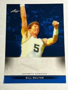 2012 Leaf Metal Blue Holo PROVA AUTO MANCANTE & #/25 Bill Walton Celtics - Foto 1 di 2