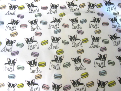 Manta bebé Ganz, bulldogs franceses Bijou y hamburguesas? (BG4252) Foto 1 de 3