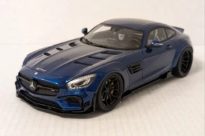 GT SPIRIT 1/18 MERCEDES-BENZ AMG GT PRIOR DESIGN IN BLUE - Picture 1 of 11