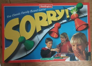 SORRY! The Classic Family Board Game - 1996 Waddingtons Edition - Picture 1 of 3