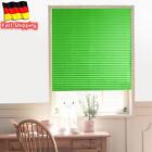 Self-Adhesive Pleated Blinds Half Blackout Curtains for Living Room Shades Green