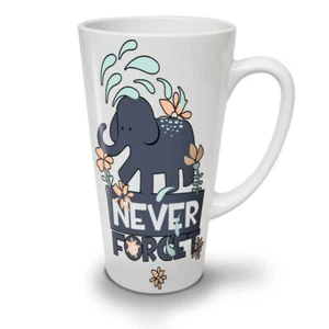 Wellcoda Never Forget Cute Never Latte Mug 12/17oz - Picture 1 of 15