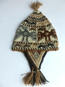 Sombrero Chullo de chamán de montaña andina peruana - Imagen 1 de 7