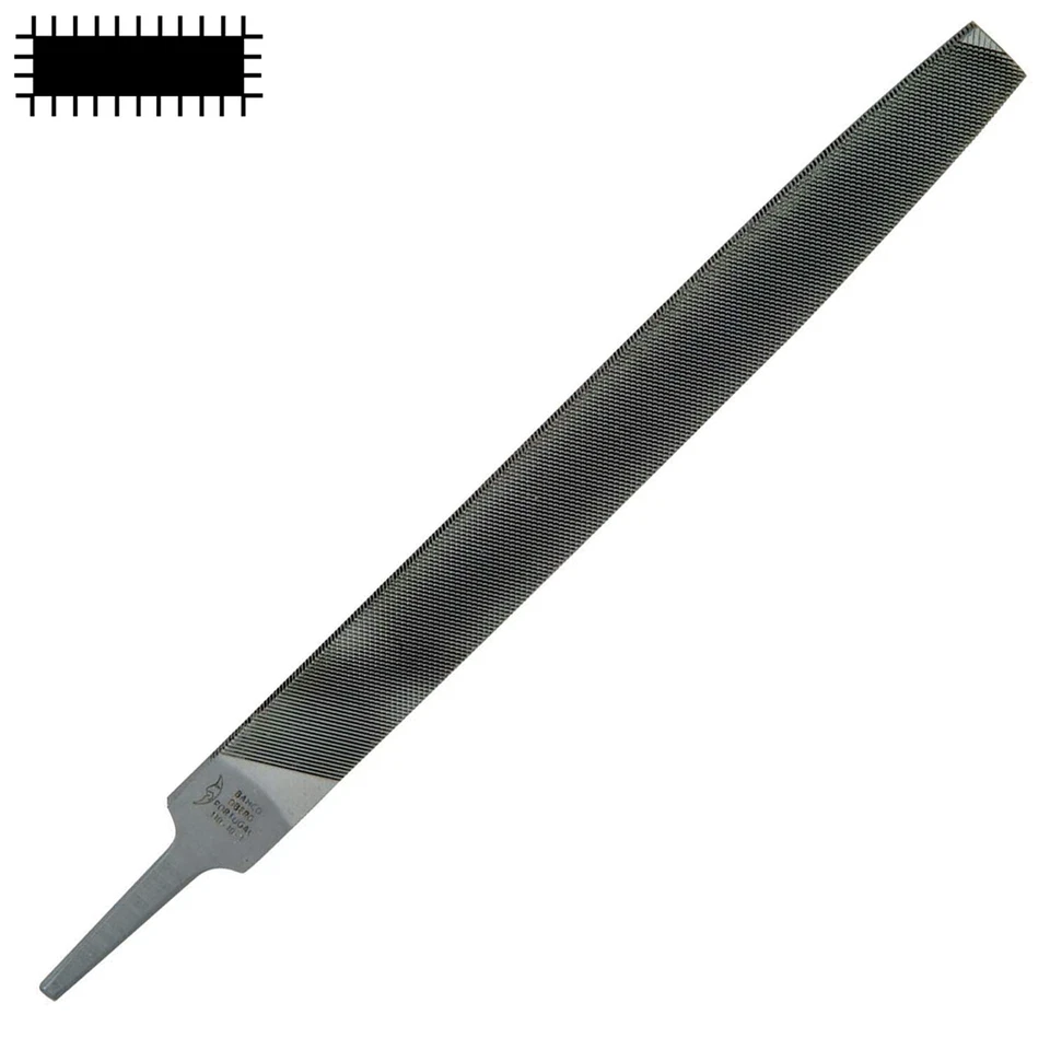 Archivo plano Bahco 2 piezas, 6", corte bastardo, corte doble, 33 TPI 1-110-06-1-0 bordes de corte único Foto 1 de 1