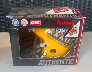 1995 RIDDELL Denver Broncos Atlanta Falcons SUPER BOWL XXXIII 33 MINI HELMET vtg - Picture 1 of 9