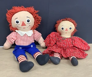 Muñecas de tela Ragdolls Ragdolls Ann & Andy Knickerbocker vintage años 70 - Imagen 1 de 14
