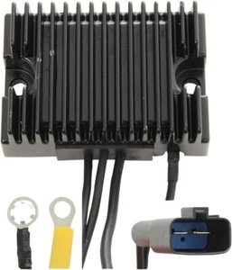 Drag Specialties Solid State Black 12V Regulator for Harley Davidson 2112-1052 - Picture 1 of 1
