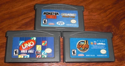 Monster Truck Madness Quad Desert Fury Uno Free Fall SKATE Game Boy Advance GBA - Image 1 of 2
