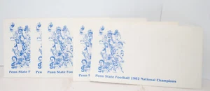 ESTATE SALE FIND- ENVELOPES--PENN STATE FOOTBALL 1982 NATIONAL CHAMPIONS - Picture 1 of 3