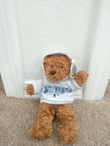 Team ML Beans Plush Bear Tampa Bay Rays Cover