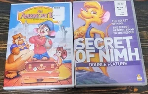 Don Bluth Triple Feature -The Secret Of NIMH 1 & 2 + An American Tail - Picture 1 of 6