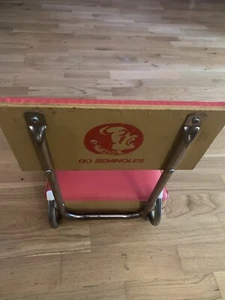 Vtg FSU Florida State Seminoles Stadium Bleacher Seat Folding Cushion Chair - Picture 1 of 4
