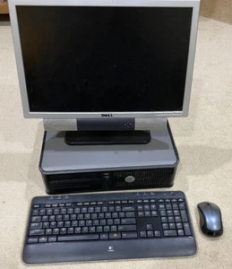 Dell Optiplex 380 Desktop PC Computer 160GB w/ 19'' Dell Monitor & Window 7 Prof - Picture 1 of 6