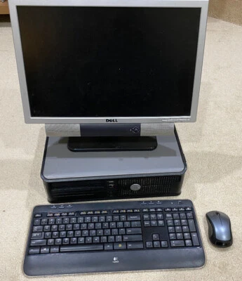 Dell Optiplex 380 Desktop PC Computer 160GB w/ 19'' Dell Monitor & Window 7 Prof - Image 1 of 4