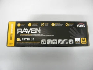 SAS Raven 66517 - 7 MIL NITRIL puderfreier Untersuchungshandschuh, Medium, 1000 Stück/CS - Bild 1 von 5