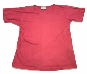 Women's Paris Sport Club Top Shirt Top Size Medium Solid Pink Vintage VTG USA - Picture 1 of 5