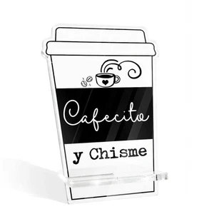 Coffee Desk Signs Coffee Acrylic Sign Decor Chic Cafe Decoration Coffees Love... - Picture 1 of 5