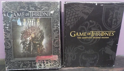 GAME OF THRONES - DVD Box Set - SEASON 1 & 2 Lannister Snow Targaryen Stark 2011 - Image 1 of 4