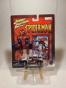 Johnny White Lightning SPIDERMAN 2003 HUMMER H2 Rubber Tires 2004 Chase - Picture 1 of 7