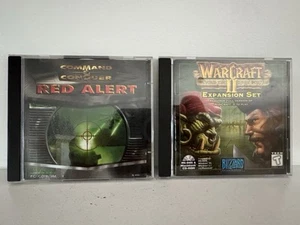 Command & Conquer: Red Alert + Warcraft II Beyond The Dark Portal PC Game Set - Picture 1 of 3