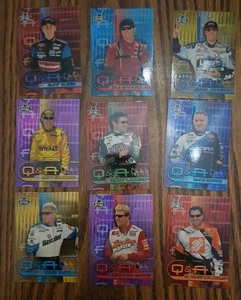 2002 Press Pass Optima Nascar Q&A 9 Card Set - Picture 1 of 2