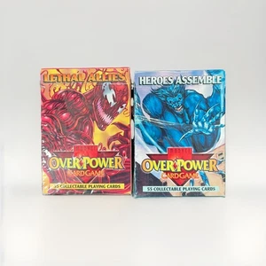 1995 Fleer Marvel OverPower Lethal Allies & Heroes Kartenspiel zusammenbauen - Bild 1 von 3