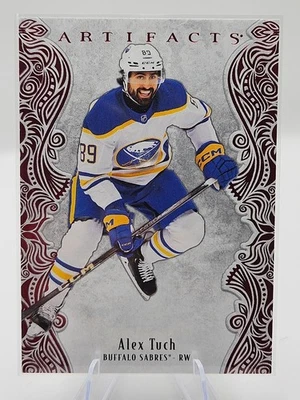 2025-26 UD Artifacts Hockey Alex Tuch Ruby Red /599 #54 - Image 1 of 2