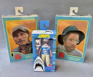 NECA JAWS 50th Anniversary Ultimate Figuren Quint Hooper Ben Cooper Sealed Lot - Bild 1 von 17
