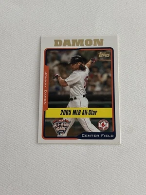 Boston Red Sox Johnny Damon 2005 Topps Updates & Highlights Baseball All-Star - Image 1 of 2
